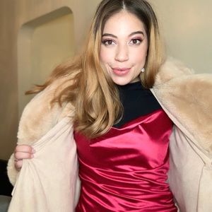 Bright pink slip on dress